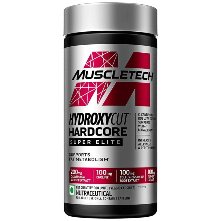 MuscleTech, Hydroxycut Hardcore, Super Elite Fat Burner 100 Veggie Capsules ( FREE DELIVERY )