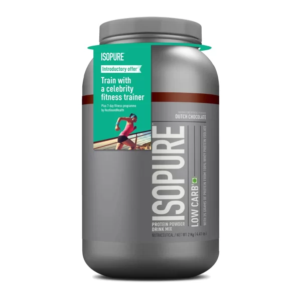 Isopure Low Carb Whey Protein Isolate Powder � 4.41 lbs, 2 kg ( free delivery )