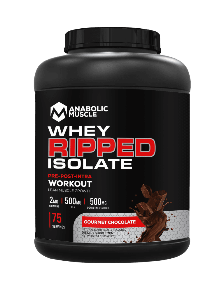 Anabolic Muscle Whey Ripped Isolate 75 servings Chocolate Flavour ( Free Delivery )