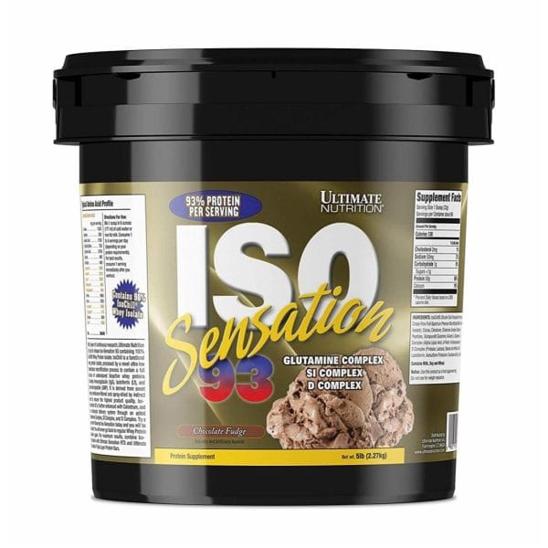 Ultimate Nutrition ISO Sensation 93 5 lbs official GMC importer exp 2027