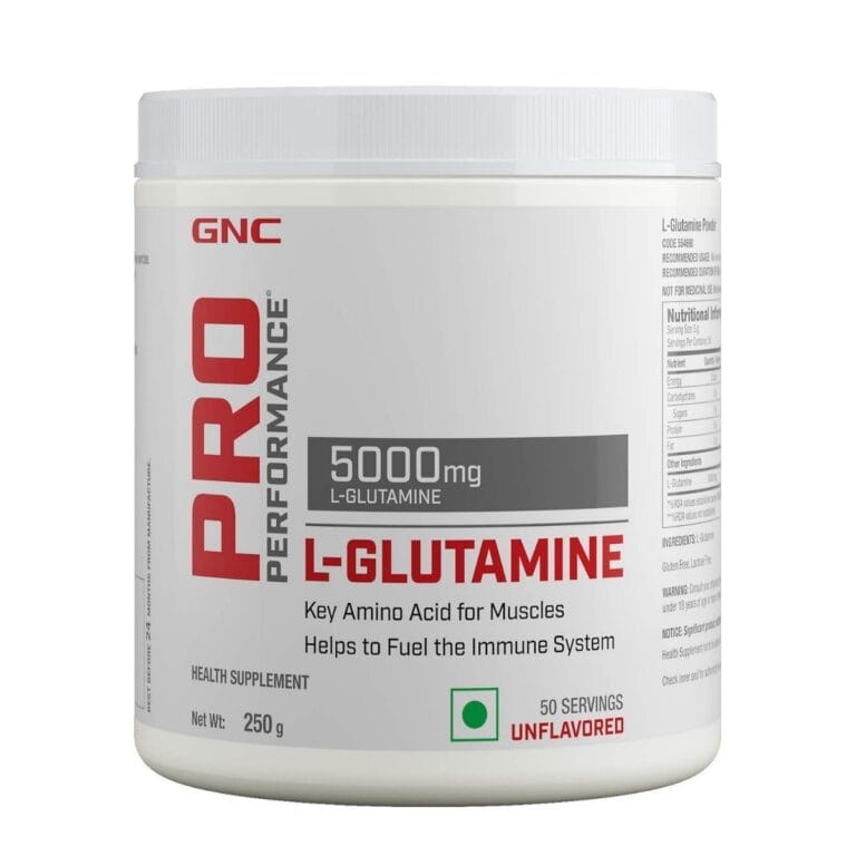 GNC Pro Performance L-Glutamine 5000mg � 250gm ( Free Delivery )