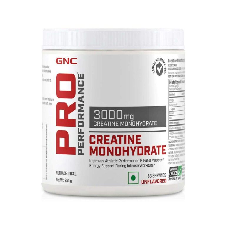 GNC Creatine Monohydrate Unflavoured � 250gm ( FREE DELIVERY )