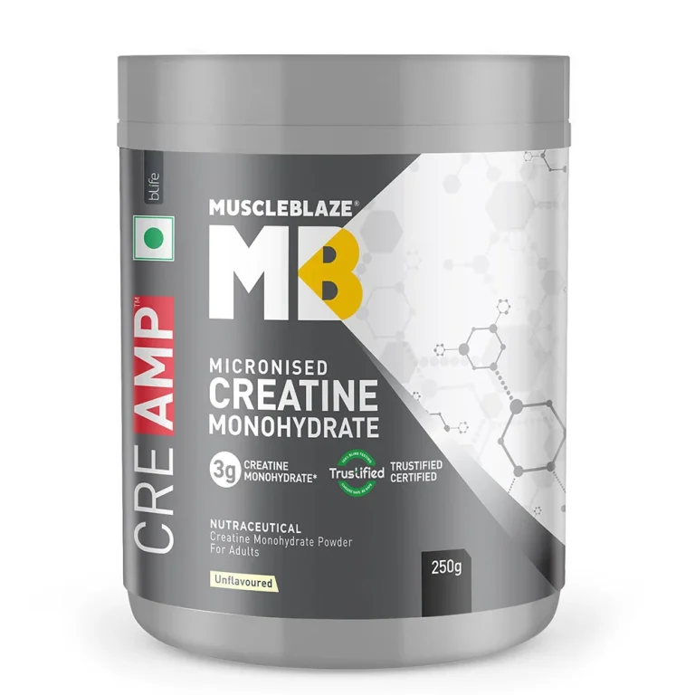 MuscleBlaze Creatine Monohydrate CreAMP, 250 g Unflavoured 2 pc combo pack ( free delivery )