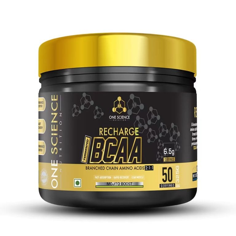 One Science Recharge BCAA | Intense Pre-Workout Drink 50 Servings ( FREE DELIVERY )
